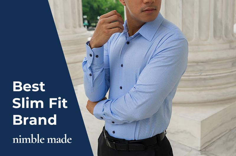 18 Best Men's Slim Fit Dress Shirts  Slim Fitting Dress Shirts for Men –  Nimble Made
