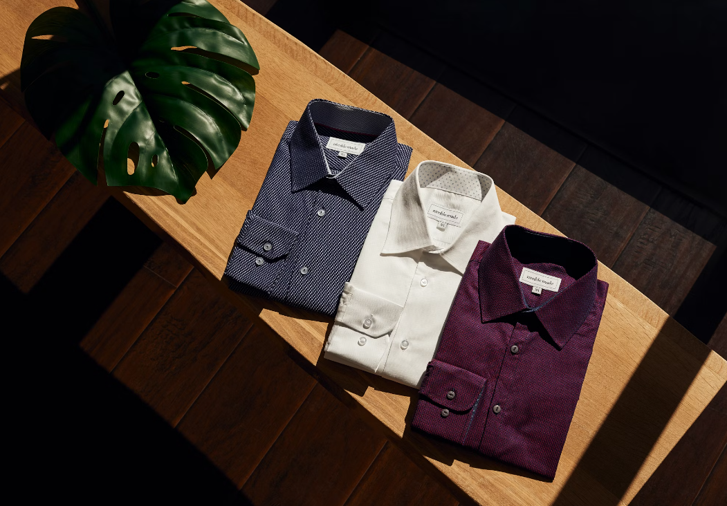 asian clothing brands: nimble made shirts