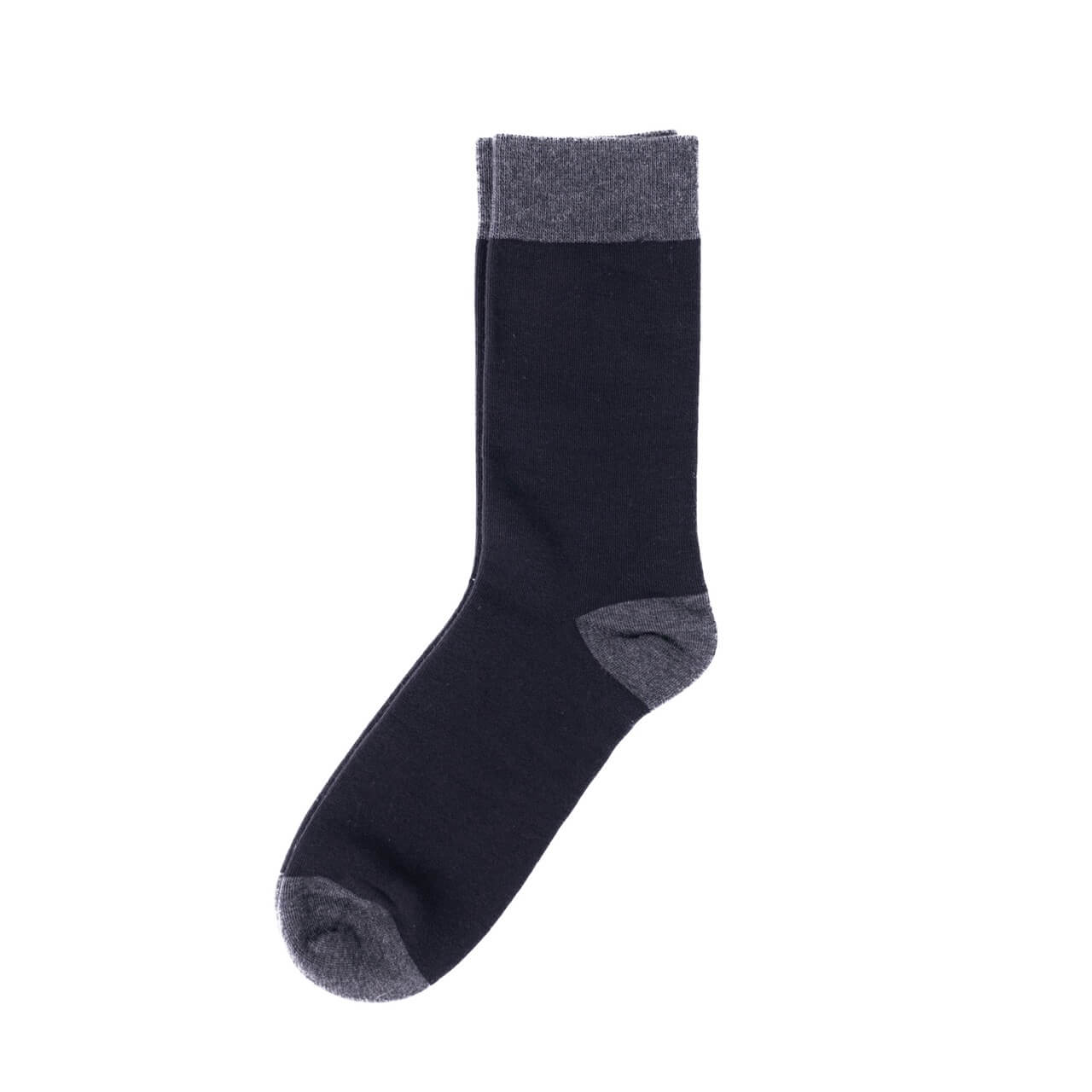 Men's Business Casual Black and Grey Dress Sock