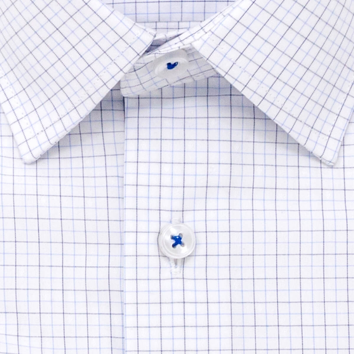 slim fit mens light blue windowpane check dress shirt collar button up long sleeve