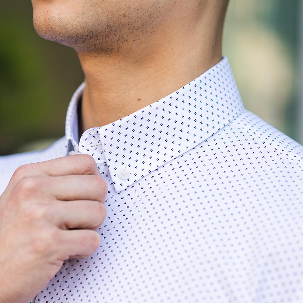 model is 5'11 and 160 lbs wearing size N4 in 100% cotton smooth weave slim fit