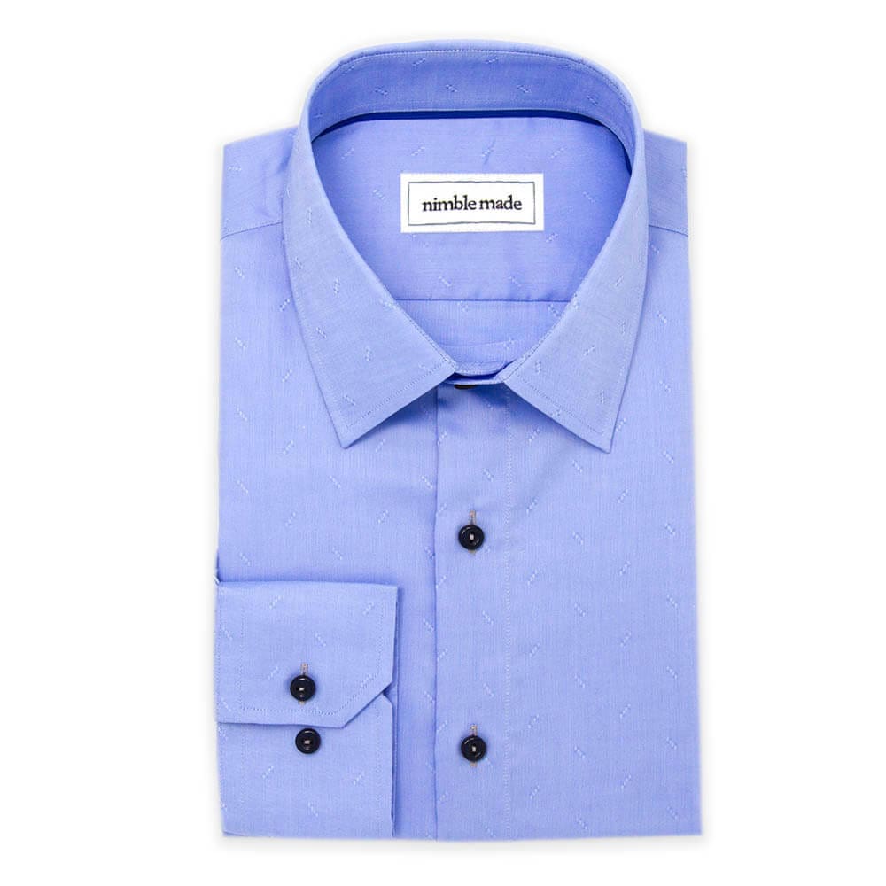 Men's Slim Fit Light Blue Floral Dress Shirt Size N1 Men's Slim Fit Light Blue Floral Dress Shirt Size N1