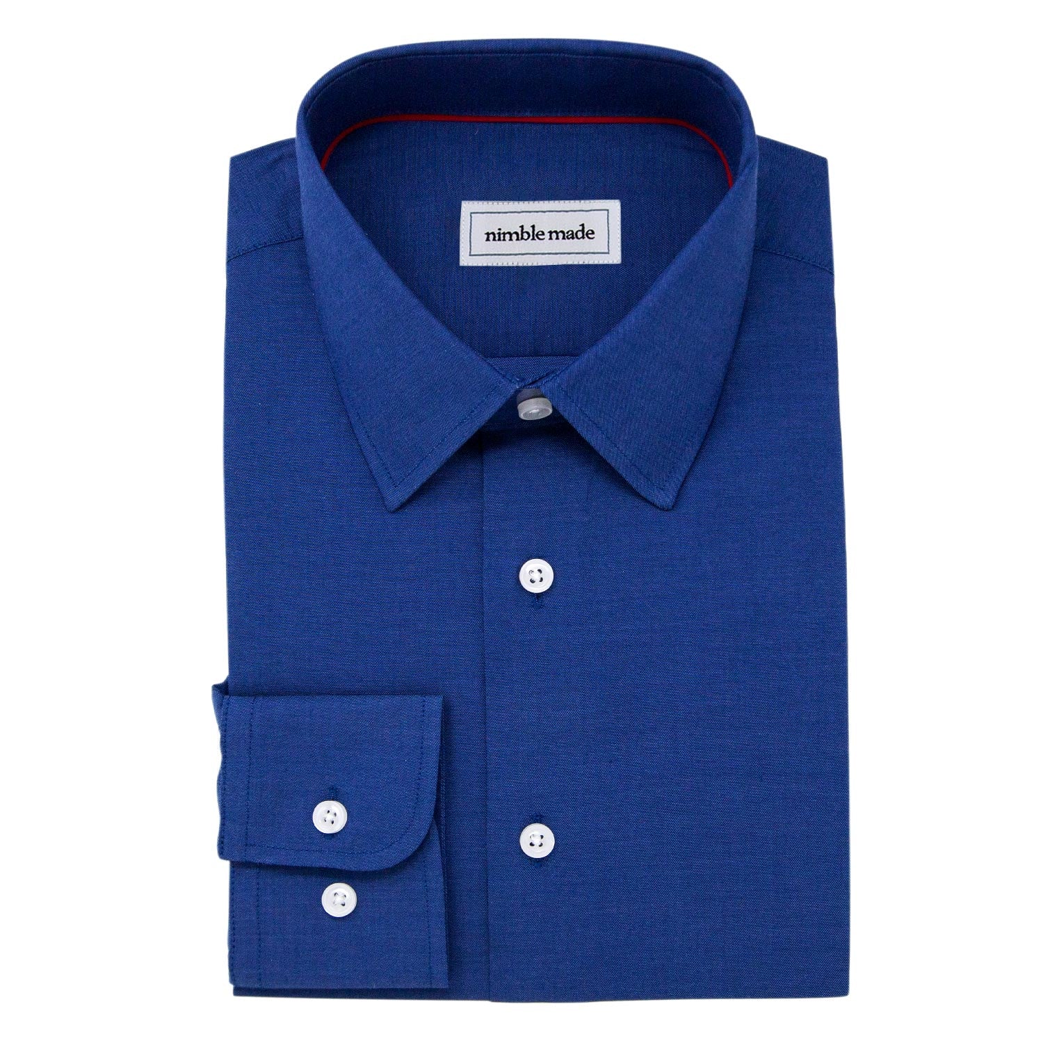 Slim Fit Royal Blue Button Up Dress Shirt | Shop Men's Navy Shirts