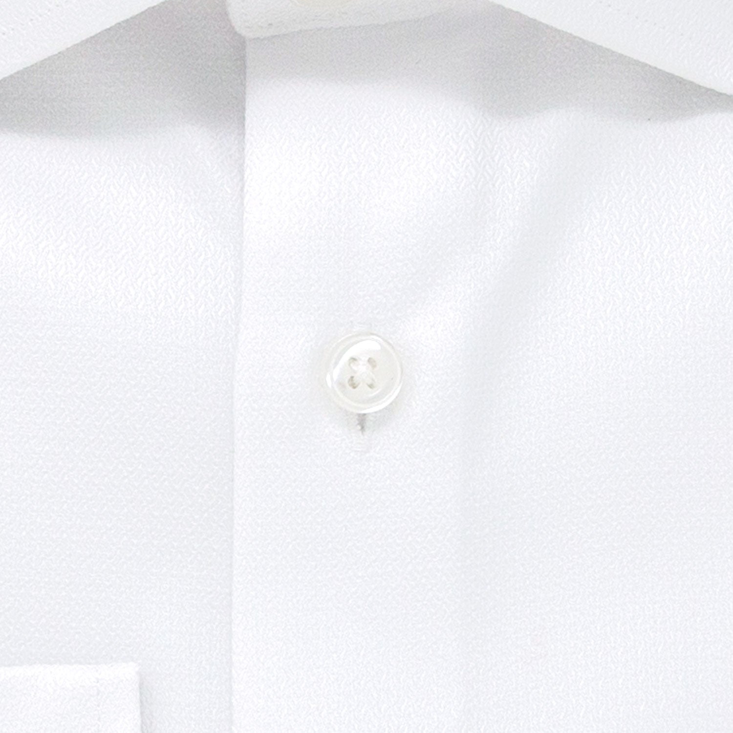 close up of fabric jacquard weave on men's shirt | Slim Fit White Collared Dress Shirt | Shop The Bai Men's Long Sleeve