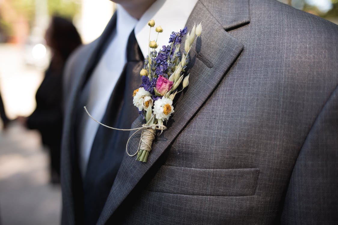 how to put on a Boutonniere