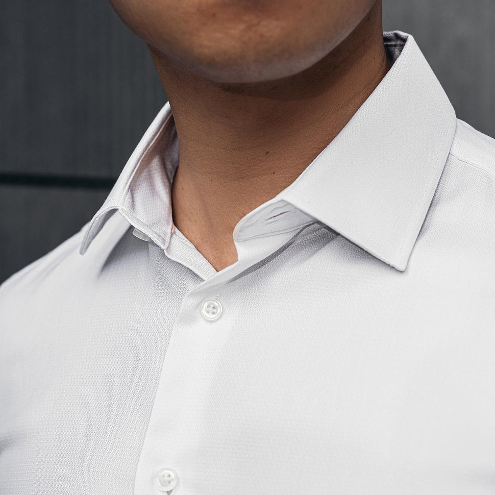Collar Bar Dress Shirt + White Collared Dress Shirt Color