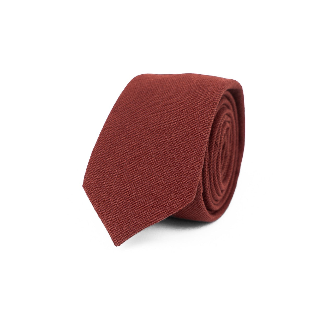 burgundy tie