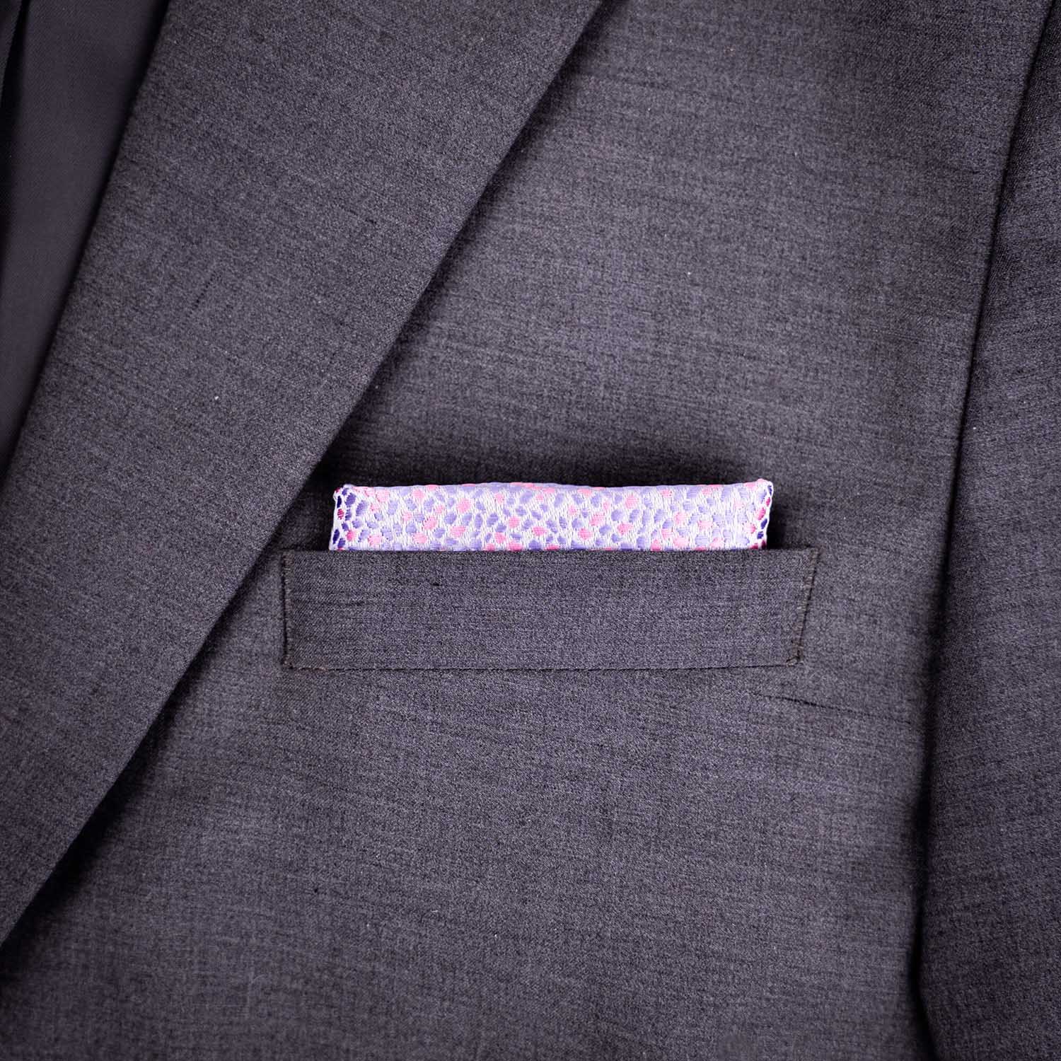 Light pink pocket square