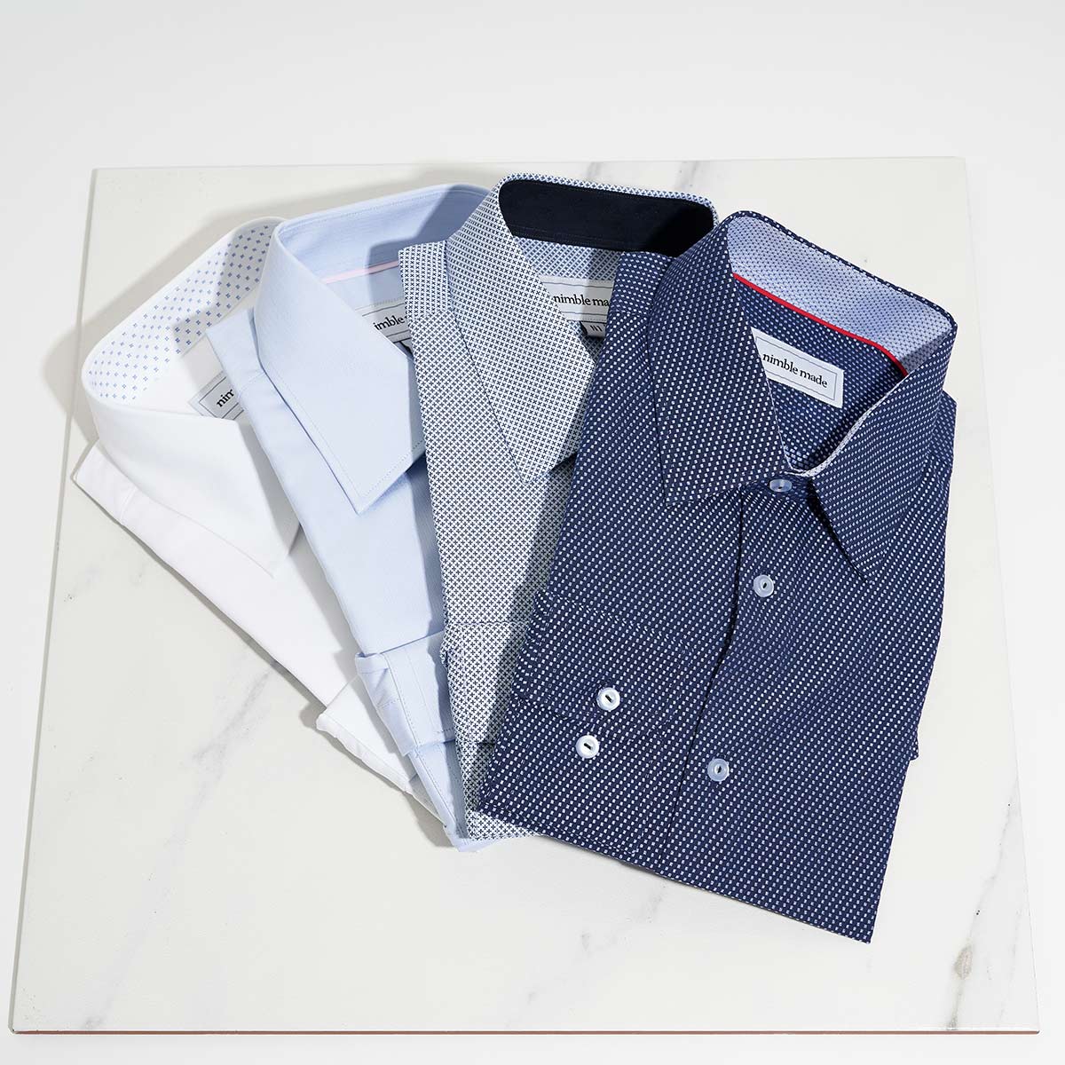 collection of men's collared shirts for professional and casual outfits
