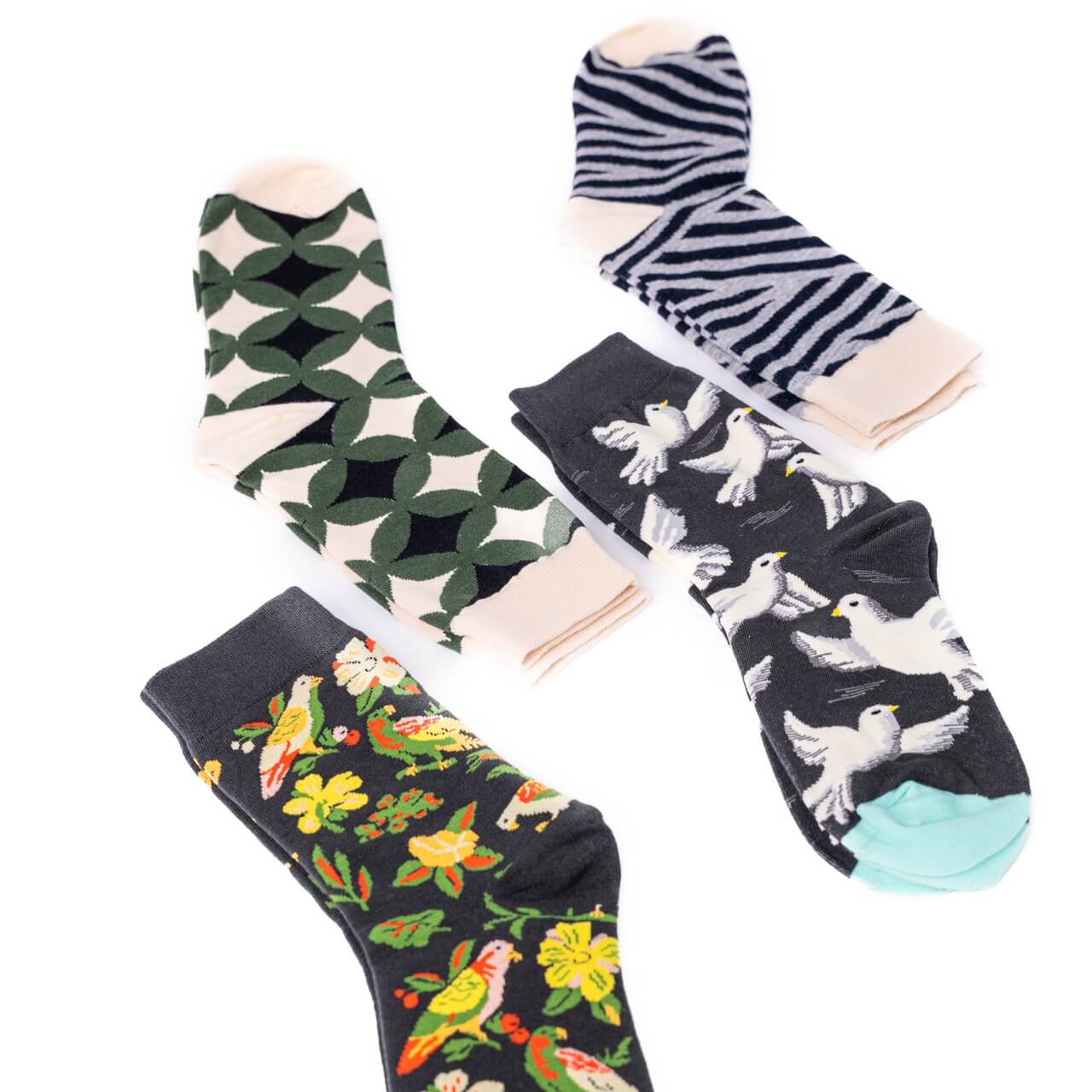 Men's Zebra Stripe Patterned Fun Colorful Dress Socks Men's Zebra Stripe Patterned Fun Colorful Dress Socks