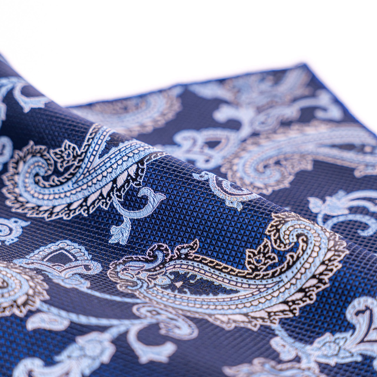 Navy blue pocket square