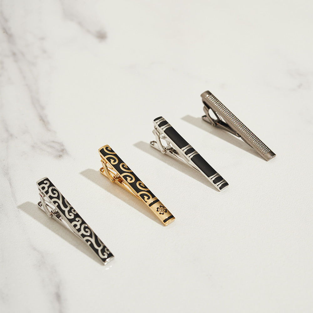 tie bars tie clips for mens formal attire