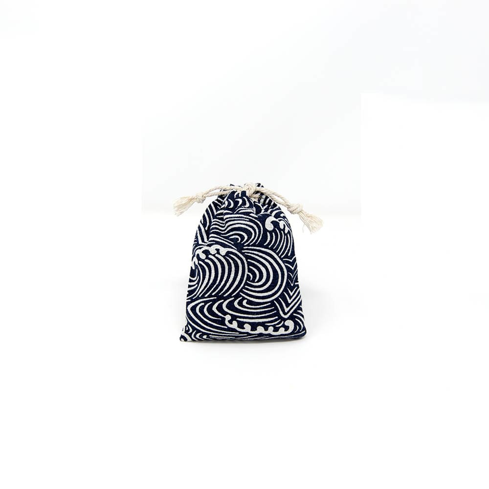 Floral Blue Men's Slim Leather Wallet