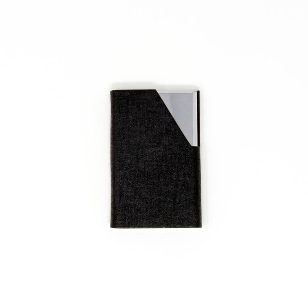 Black Metallic Card Holder