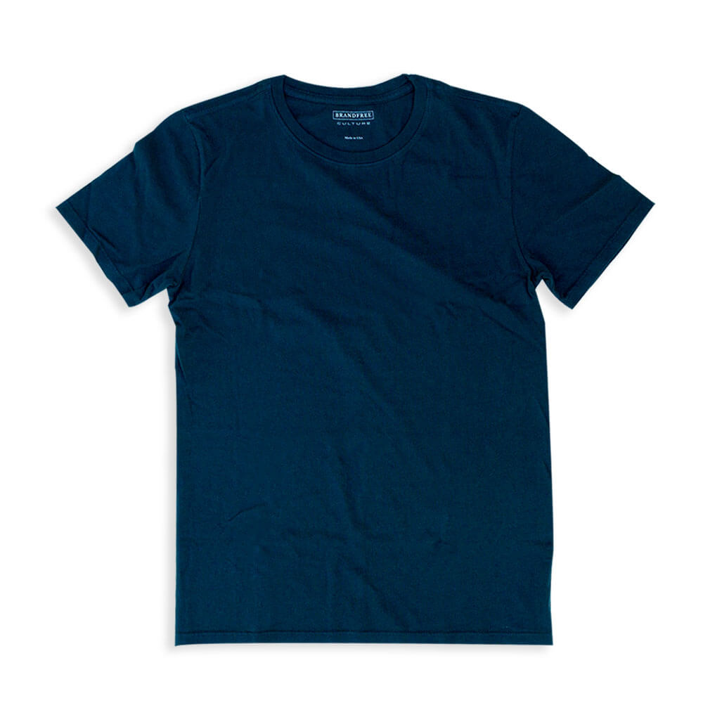Men's Blue T Shirt Crew Neck | Nimble Basics