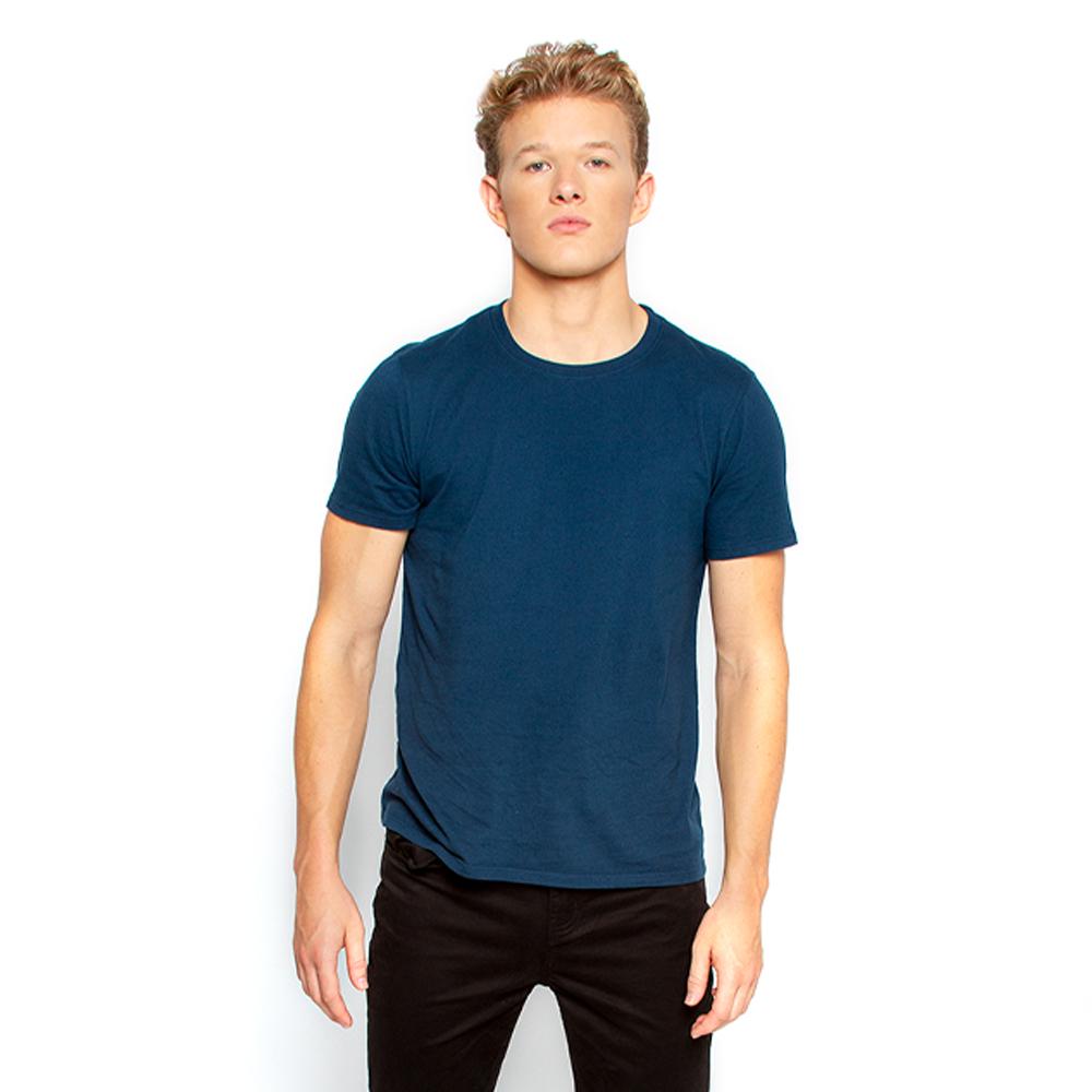 Men's Blue T Shirt Crew Neck | Nimble Basics