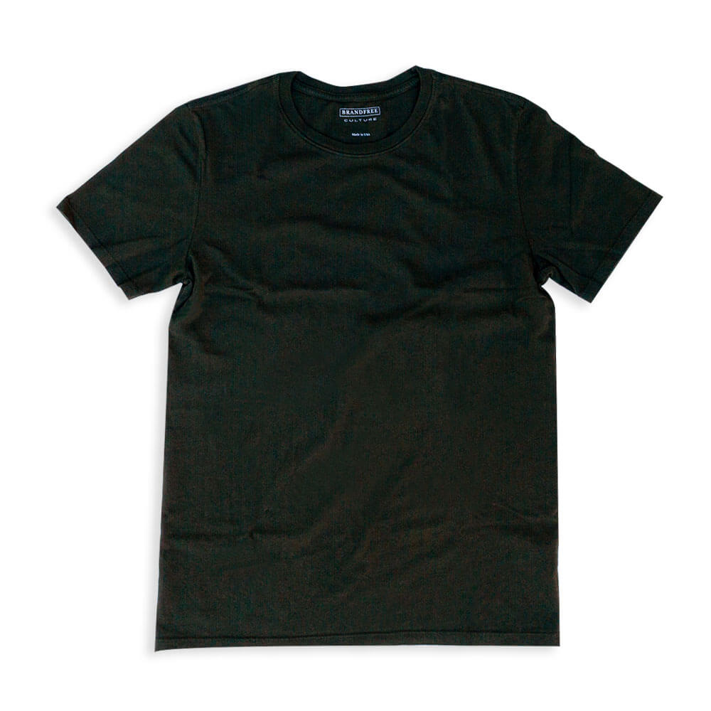 Men's Olive T Shirt Crew Neck | Nimble Basics