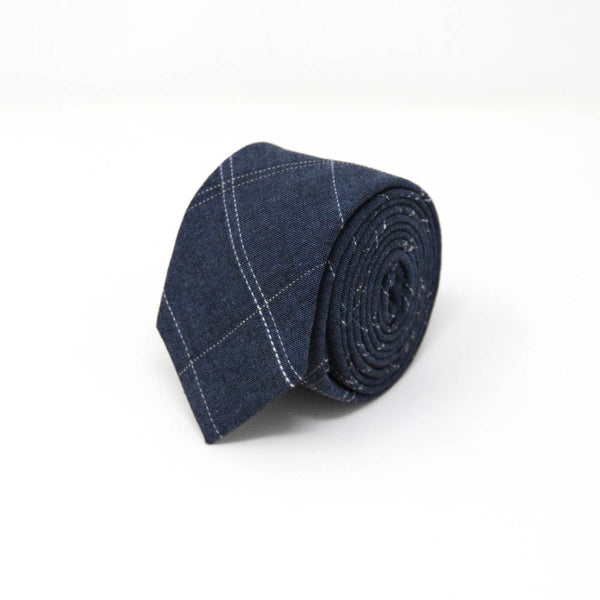 Oxford Blue Plaid Tie – Nimble Made