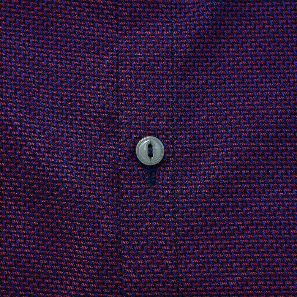 purple dress shirt mens close up of button for mens fabric