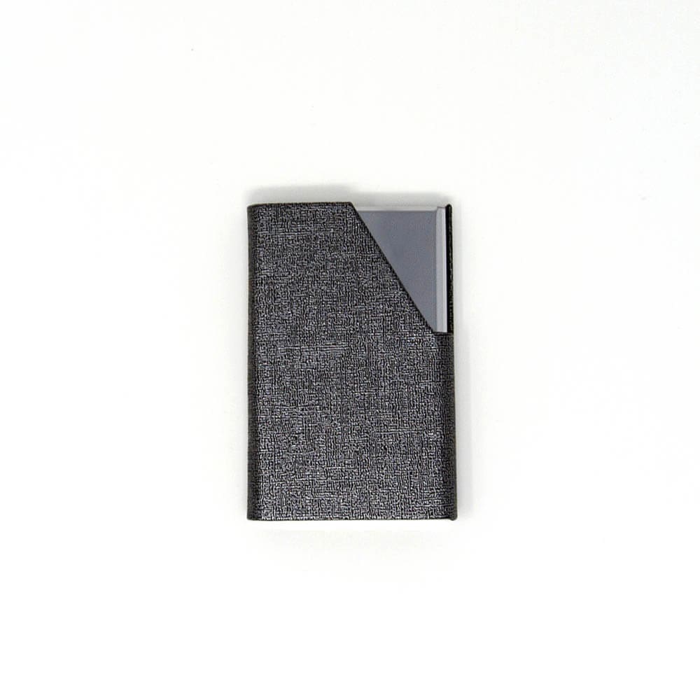 Silver Metallic Card Holder