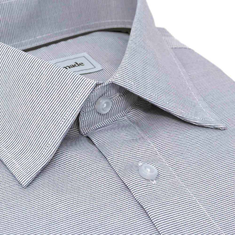 Gray Patterned Dress Shirt | The Sudoku