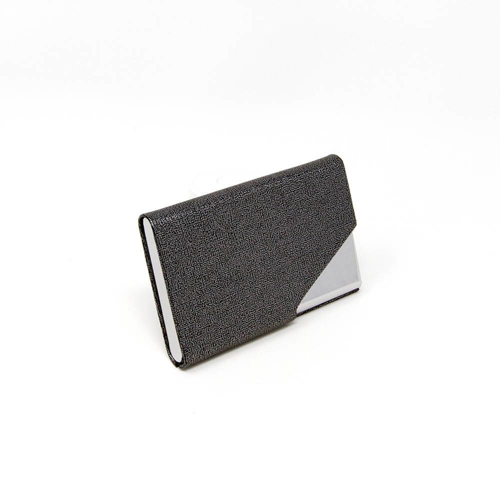 Silver Metallic Card Holder